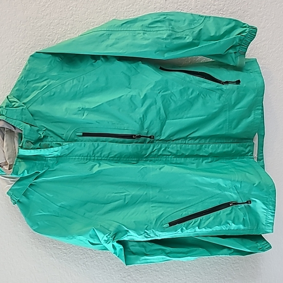 REI Jackets & Coats Rei Coop Rainwall Rain Jacket Girls Green Xl 8